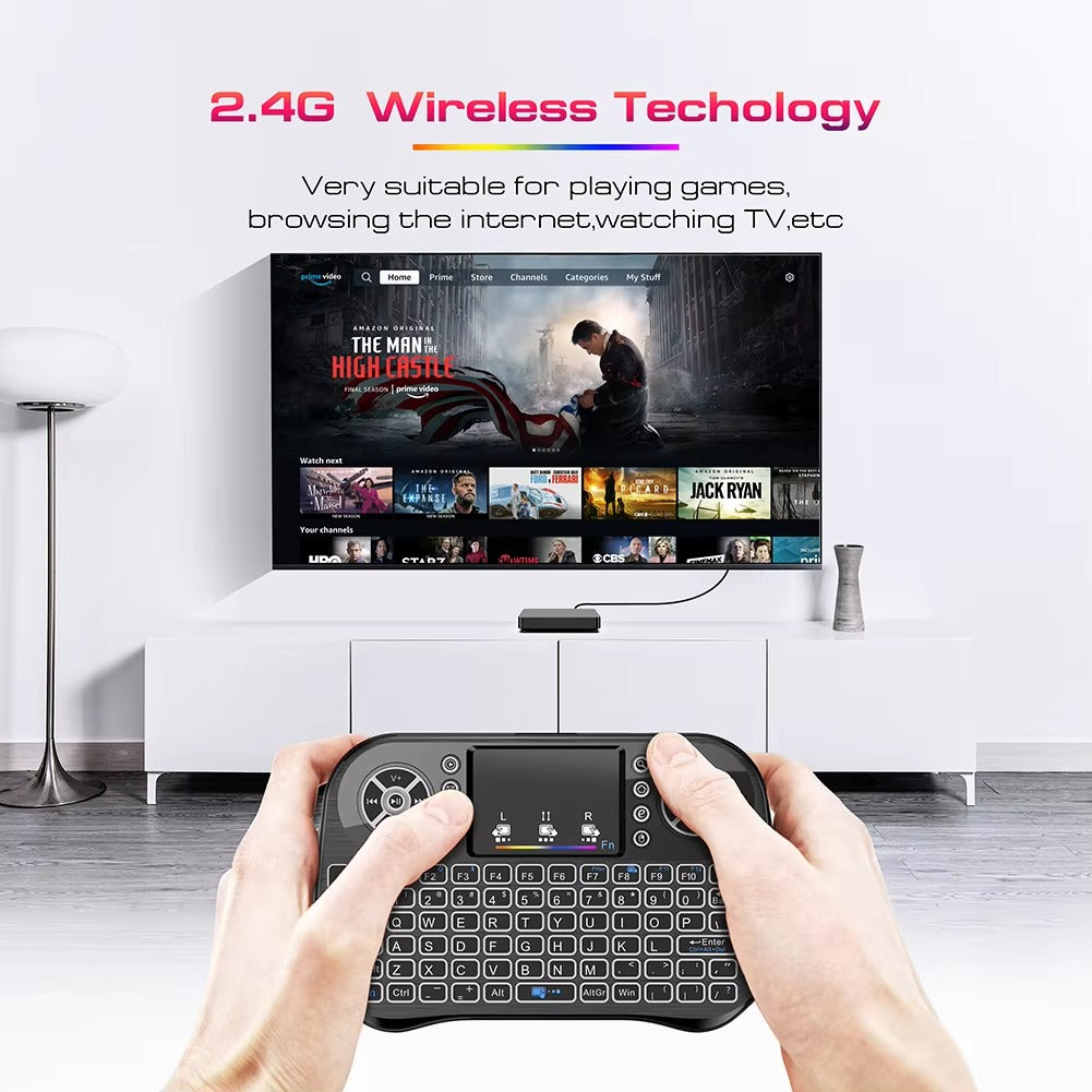 RGB Wireless Air Mouse Keyboard